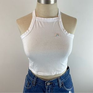 🌈 PacSun Rainbow Logo Crop Top 🌈